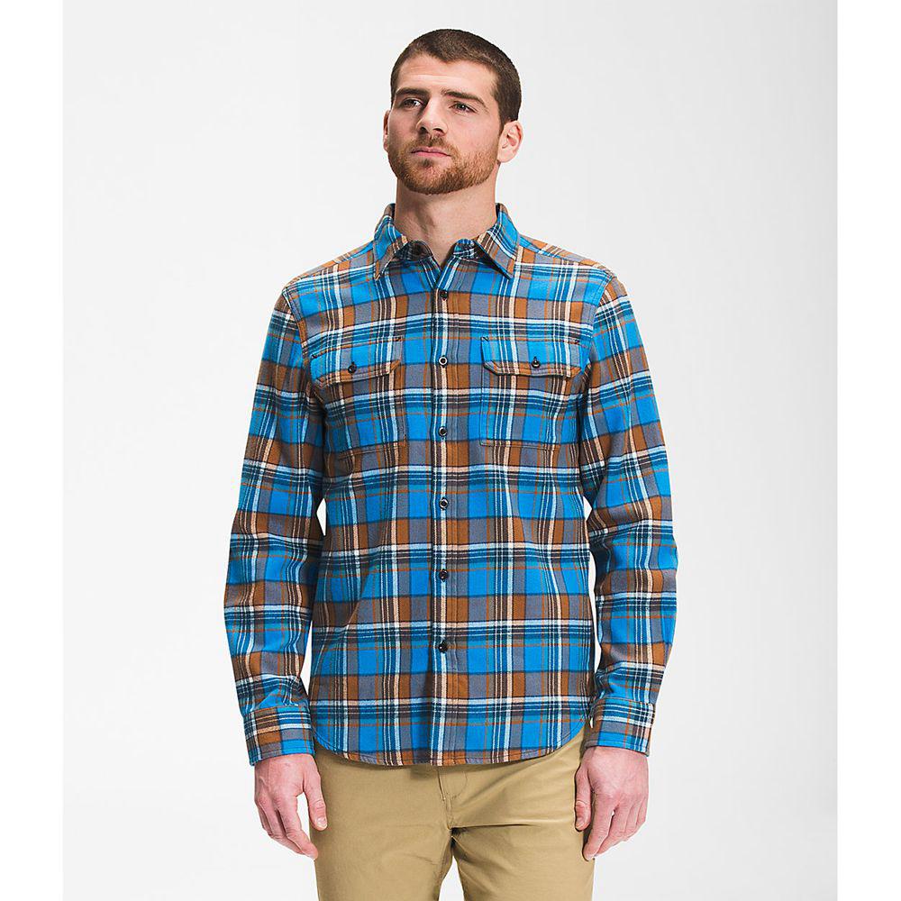 The North Face Arroyo Flannel Ανδρικα Πουκάμισα - Μπλε (SDPU52670)